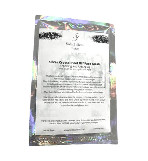 Silver Crystal Peel Off Face Mask