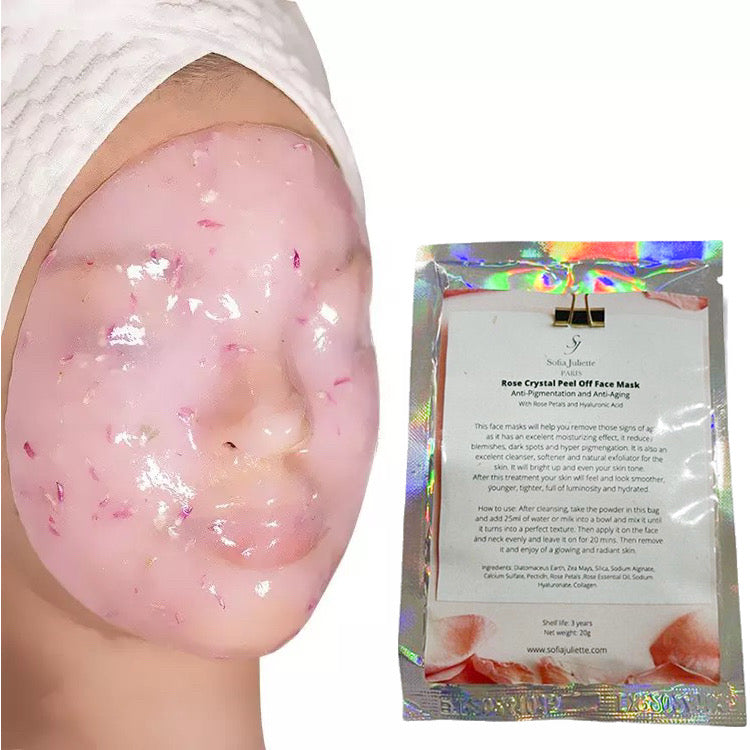 Rose Crystal Peel Off Face Mask